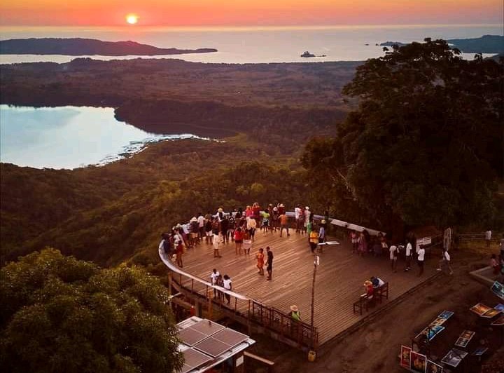 Mont Passot zachód słońca